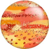 20MM Colorful Art Pattern Print glass snaps buttons  DIY jewelry