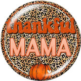 Painted metal 20mm snap button charms  Christmas Nana Mama Nurse Print