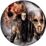 Painted metal 20mm snap buttons Halloween Skull Animal Print   DIY jewelry