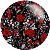 Painted metal 20mm snap buttons  pattern  Print