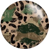 Painted metal 20mm snap buttons Pretty Leopard Pattern Print   DIY jewelry