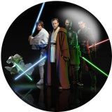 Painted metal 20mm snap buttons Star wars movie  Print