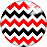 Painted metal 20mm snap buttons  Pattern Print