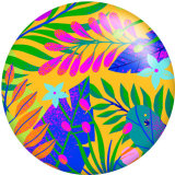 Painted metal 20mm snap buttons  Print   DIY jewelry