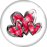 Painted metal 20mm snap buttons love Cross Mama Print