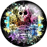 Painted metal 20mm snap buttons Halloween Skull Animal Print   DIY jewelry