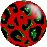 Painted metal 20mm snap buttons Pretty Leopard Pattern Print   DIY jewelry