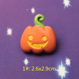 Cartoon Halloween pumpkin resin suitable for 20MM Snaps Buttons