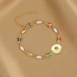 Creative bracelet Devil's Eye Love bracelet suitable for 18MM jewelry snap