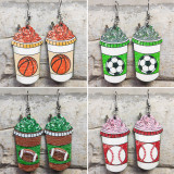 Sports Ball World Cup Girls Earrings Football Football Baseball Basketball