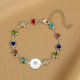 Creative bracelet Devil's Eye Love bracelet suitable for 18MM jewelry snap
