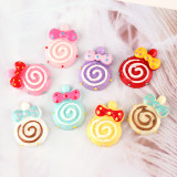 Candy Lollipop Resin Suitable for 18MM Snaps Buttons