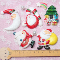 Christmas large refrigerator stick Santa Claus Christmas tree elk resin patch