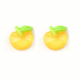 Cherry flat bottom mobile phone case hair clip accessories diy resin accessories