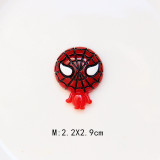 USA  Marvel Anime Heroes  Flat bottom mobile phone case hair clip accessories diy resin accessories