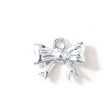 10pcs/lot  High-quality Alloy Simple bow bow pendant pendant bracelet diy pendant alloy electroplating accessories accessories