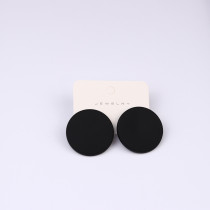 20 color round spray painted earrings earrings simple fashion acrylic personality candy earrings