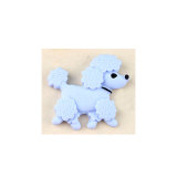 Dog teddy dog flat bottom mobile phone case hair clip accessories diy resin accessories