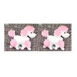 Dog unicorn rabbit flat bottom mobile phone case hair clip accessories diy resin accessories