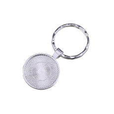100pcs/lot Alloy  jewelry accessories diy, inner diameter 25mm, round alloy key ring with time gem bottom bracket