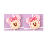 Cartoon Minnie tree flat bottom mobile phone case hair clip accessories diy resin accessories