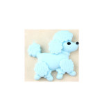 Dog teddy dog flat bottom mobile phone case hair clip accessories diy resin accessories