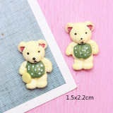 Cartoon Bear Rabbit resin suitable for 18MM Snaps Buttons