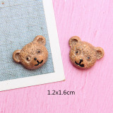 Cartoon Bear Rabbit resin suitable for 18MM Snaps Buttons