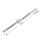 1 Snap Alloy Bracelet Fits 18mm/20mm Snaps button jewelry wholesale