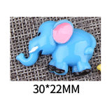 Cartoon Elephant flat bottom mobile phone case hair clip accessories DIY resin accessories