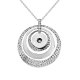 Pendant Necklace with 80CM chain KC1080 fit 20MM chunks snaps jewelry