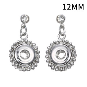 Metal Snaps earring  fit 12mm chunks  Snaps button jewelry wholesale