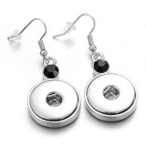Snaps button jewelry wholesale metal Snaps earring  fit 18MM 20MM chunks