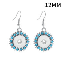 Snaps metal earring  fit 12mm chunks snaps jewelry