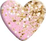 Pretty Sequins Love pattern Heart Photo Resin snap button  fit 18mm snap jewelry