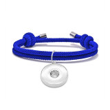 Concentric knot Milanese rope bracelet personality color  18&20MM  Snaps button jewelry wholesale