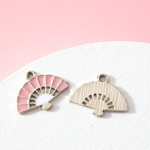 10pcs/lot  High-quality Alloy Fan accessories pendant bracelet key chain pendant