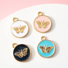 10pcs/lot  High-quality Alloy Butterfly coin jewelry pendant pendant bracelet pendant
