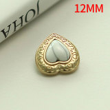 12mm love Metal snap button  DIY jewelry