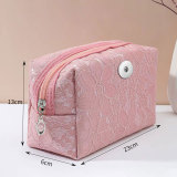 Lace makeup travel portable wash bag fit 18mm Snaps Buttons jewelry