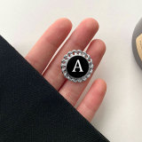20MM  Letters Metal snap button charms  fit 18mm snap jewelry  DIY