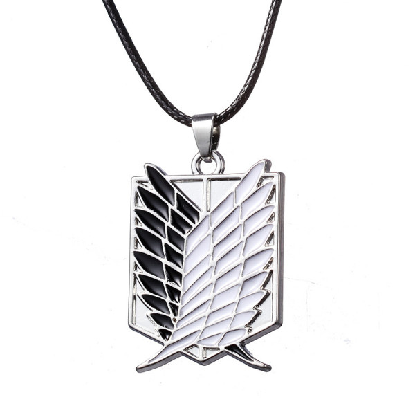 Attacking Giant Investigation Corps Logo Necklace Freedom Wing Pendant Necklace