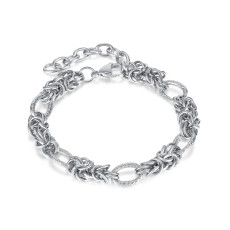 Stainless steel geometric bracelet