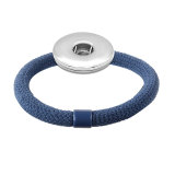 Leather elastic hairband high elastic beaded nylon headband suitable 20MM Snaps button jewelry wholesale