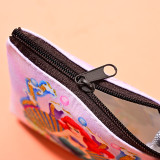 Cartoon Unicorn Mermaid Zipper Coin Bag fit 18mm Snaps button jewelry