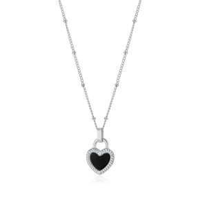 Stainless steel Valentine's Day love necklace