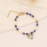 Natural stone pearl bracelet personality eye jewelry