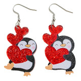 Acrylic Pink Valentine's Day Animal Funny Cute Earrings
