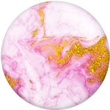 20MM Pink pattern  Print glass snaps buttons  DIY jewelry