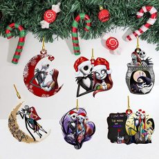Christmas Fear Decorative Pendant Horror Jack Sally Christmas Ornament